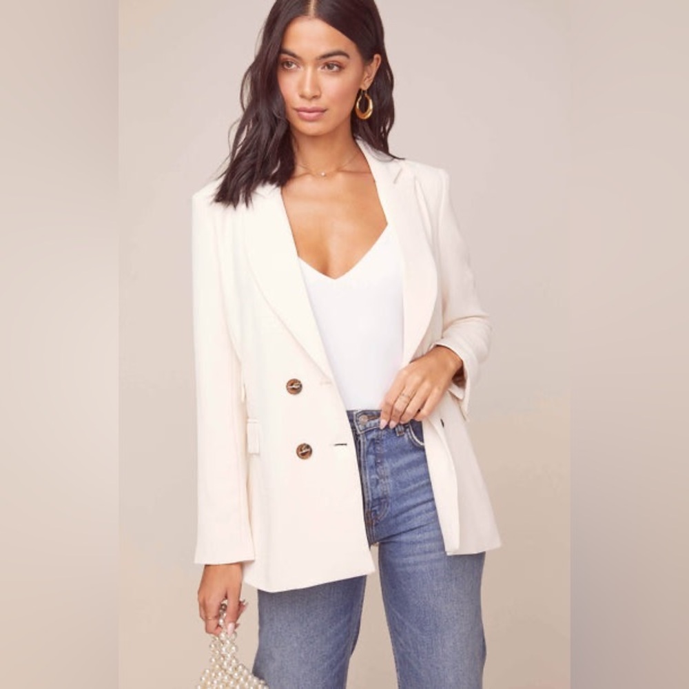 ASTR The Label Zodiac Blazer white